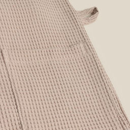 Халат вафельный женский SL HOME: Basic «Саббиа», размер M, хлопок 100%, коричневый