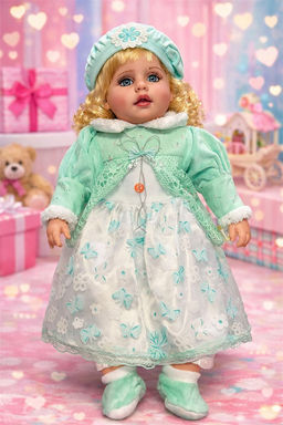Кукла мягкая (1-203-124) озвуч.