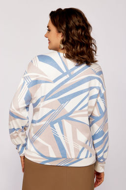 Блуза Swallow 803.2 черный+серебряный узор фото 112