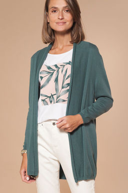 Кардиган тонкой вязки из хлопка с вискозой