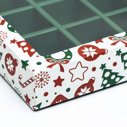 Коробка под 12 конфет Новогодний паттерн, 19?15?3.5 см - UPAK LAND фото 8