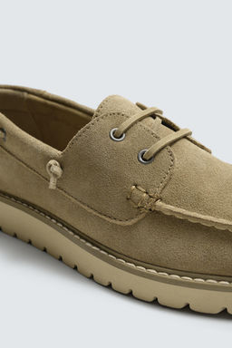 ZAPATO N?UTICO PIEL / Beige - Zara фото 6