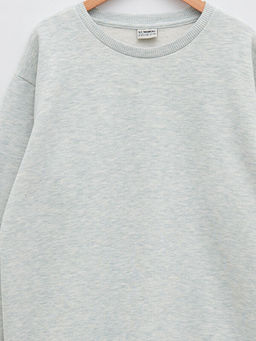 Bisiklet Yaka Basic Uzun Kollu Erkek ?ocuk Sweatshirt - Waikiki фото 3