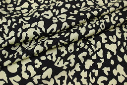 Штапель Саванна цв.черный, СОРТ2, ш.1.4м, вискоза-100%, 90гр/м.кв - Купава фото 2