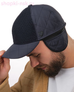 072-4-3 Бейсболка мужская флис (56-62)