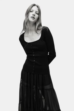 Top con escote cuadrado - H&m фото 5