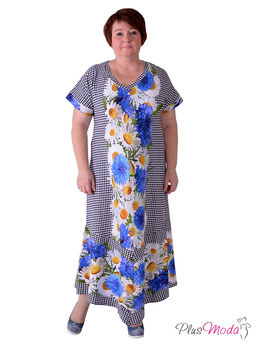 Платье Модель №451 размеры 44-80 - Plusmoda фото 2