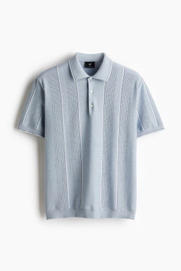 Polo en punto pointelle Regular Fit - H&m фото 2