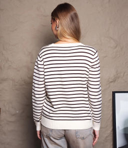 Джемпер #КТ712, кремовый - Dommod фото 3