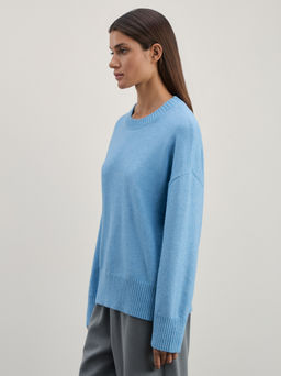 Базовый джемпер с добавлением шерсти / Zarina  фото 4