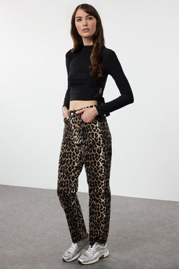 Siyah Dik Yaka Baglama Detayl? Fitted/Vucuda Oturan Esnek Orme Bluz TWOAW25BZ00273 - Trendyolmilla фото 2