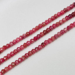 Бусины для украшений из Родонита (130 бусин)