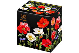 Набор 2 салатников 600 мл 13*13*7,5 см Маки на черном NEW BONE CHINA - Elan gallery фото 9