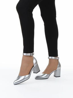 06-A71A-82MT GREY/SILVER Туфли женские (натуральная кожа)