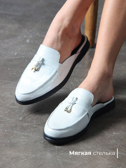 Мюли 1070.2614bl. белый астана