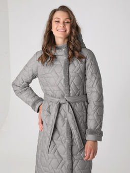 24402 Пальто серый