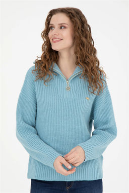 Женский синий свитер - U.s. polo assn фото 3