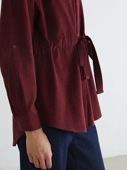 Beli Ku?akl? Kad?n Kadife G?mlek Tunik