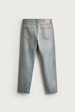 JEANS SLIM TAPERED FIT / Azul / Verde - Zara фото 8