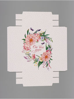 Коробка подарочная складная, упаковка, «Цветы», 30×20×9 см