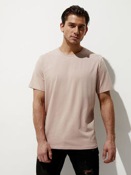 OmT U 1201 Фуфайка (футболка) COTTON - beige - Omsa фото 4