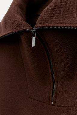 SIDE STRIPE KNIT SWEATSHIRT - Zara фото 5
