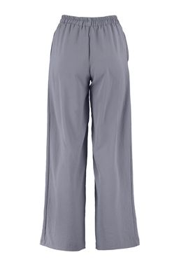 TRENDYOLMILLA Gri Beli Lastikli Wide Leg/Genis Paca Dokuma Pantolon TWOSS21PL0248 фото 8