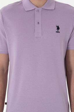 Erkek Regular Fit Polo Yaka Lila Basic Ti__rt Sepette S_rpriz _ndirim - U.s. polo assn фото 6