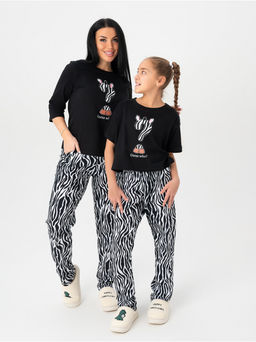 Пижама "Зебра" детская девочка с брюками