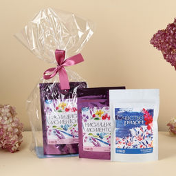 Набор чая в дой паке 2 шт Счастье рядом и Насладись моментом