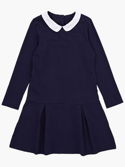 Платье для девочки в школу синее UD 7702 т.синий - Mini maxi фото 3