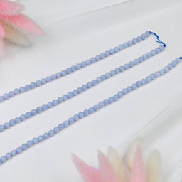 Бусины для украшений из Голубого агата (76 бусин)