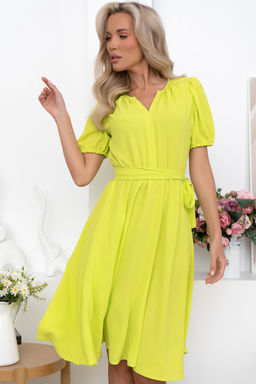 Платье Open Style 6839 лимонный