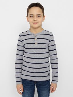 CRB wear/CSKB 63465-11-353 Джемпер для мальчика,светло-серый меланж/Ex.Cherubino  фото 4