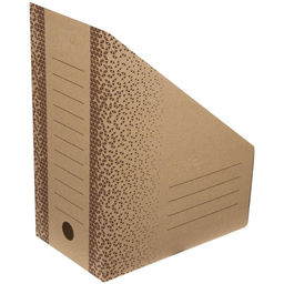 Цена за 10 шт. Накопитель-лоток А4, архивный, Calligrata, микрогофрокартон, 150 мм, до 1400 л, бурый