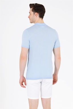 Мужской голубой свитер - U.s. polo assn фото 12