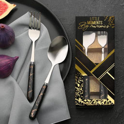 Столовые приборы Little moments: ложка и вилка
