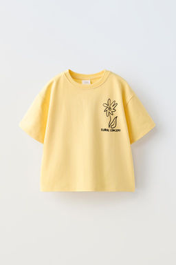 EMBROIDERED CORD T-SHIRT