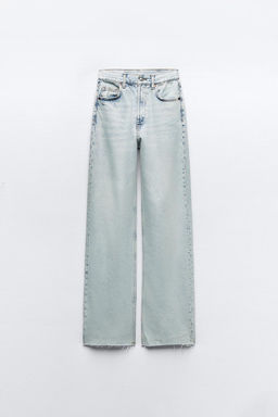 TRF WIDE-LEG HIGH-WAIST JEANS - Zara фото 43
