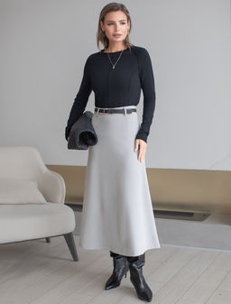 Джемпер тонкой вязки из хлопка с нейлоном