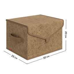 VAL MA-BOX-TS Короб стеллажный с крышкой, малый, 30*25*20 см, MONET AUTUMN, шт
