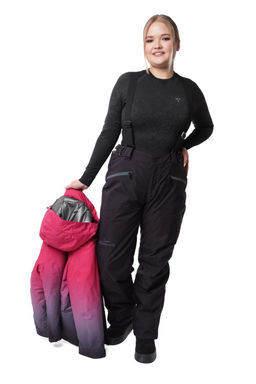 Костюм VKB-0551 Малиново-серый - Snow headquarter фото 8