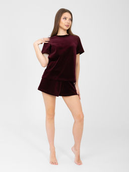 Костюм женский велюровый с шортами ЭЛЬЗА БОРДО - Domtrik Домашний трикотаж фото 4