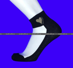 Цена за 12 пар. BFL носки женские укороченные хлопок + капрон арт. 299 35-40 (длина стопы носка 21-23 см)  фото 4