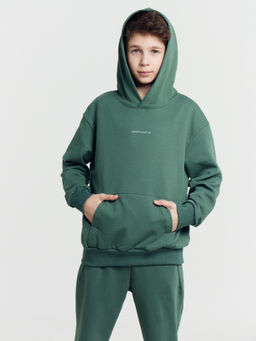 Комплект для мальчиков (анорак, брюки) зеленый с печатью - Mark formelle фото 5