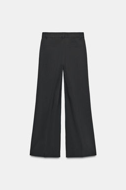 LOW-RISE PINSTRIPE TROUSERS - Zara фото 8
