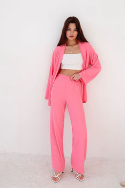 9377 Костюм из кимоно и брюк-палаццо pink - Martichelli фото 4
