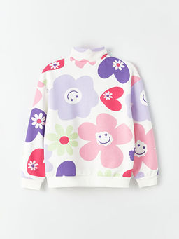 Dik Yaka Uzun Kollu K?z ?ocuk Sweatshirt - Waikiki фото 2
