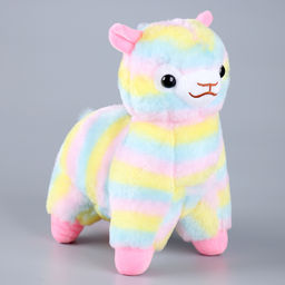 Мягкая игрушка Лама, 25 см, на присоске - POMPOSHKI фото 2