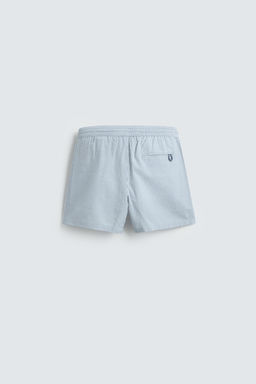 MID-LENGTH SEERSUCKER SWIMMING TRUNKS - Zara фото 10